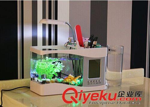 養(yǎng)魚養(yǎng)龜迷你電子魚缸USB水族箱生日禮物 情人節(jié)禮品