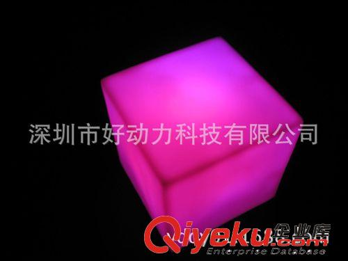 熱賣浪漫七彩小夜燈 正方形樣式小夜燈原始圖片3