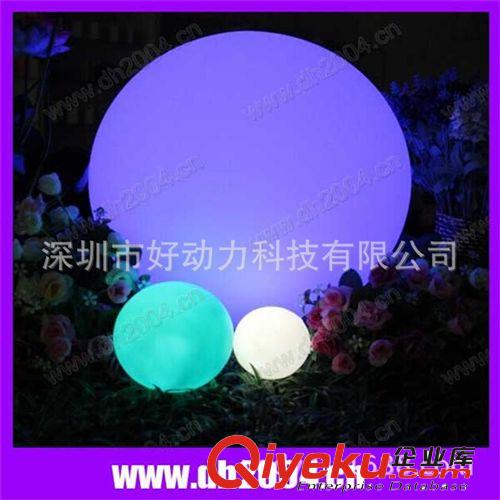 30cm led發(fā)光圓球 泳池漂浮燈  可充電16色遙控變色原始圖片2