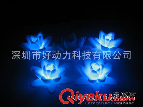 供應(yīng)發(fā)光大蓮花 LED婚慶水上裝飾 節(jié)慶七彩大蓮花原始圖片2