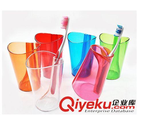 zp專利翻身可變二合一洗漱口杯/牙刷杯/防垢炫彩變牙刷架原始圖片3