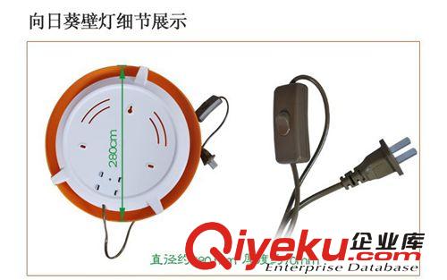 {zx1}創(chuàng)意DIY花顏墻紙壁燈 趣味氛圍燈小夜燈 兒童臥室卡通床頭燈原始圖片3