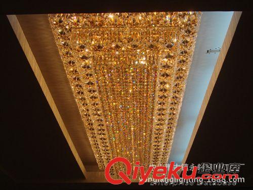 永朗批發 別墅豪宅宴會客廳酒店大型工程水晶吸頂燈 非標定制燈飾原始圖片3