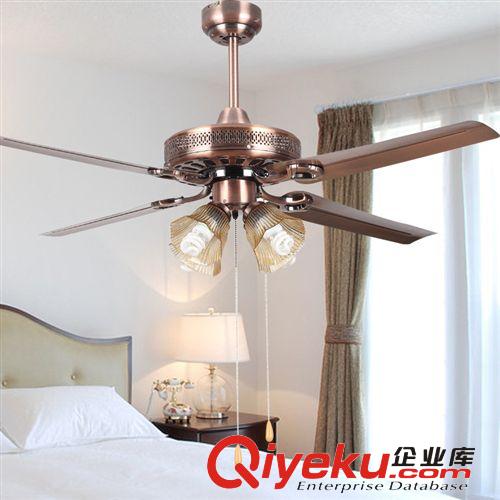 臻承 風扇燈吊扇多功能led風扇歐式客廳水晶隱形風扇一件批發801原始圖片3