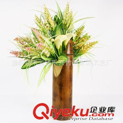 創(chuàng)意禮品 時尚居家辦公室桌面擺件 {ctr}竹制插花