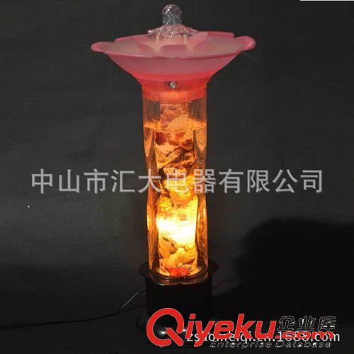 供應酒店家居裝飾精品水柱屏風氧吧加濕器空氣凈化小魚缸LED燈原始圖片2