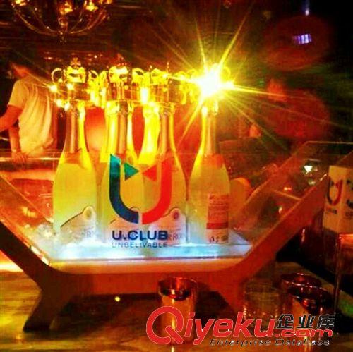 粵明 高級不銹鋼冰桶 led發(fā)光香檳桶 紅酒桶冰粒桶 品質保證