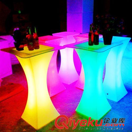 粵明 led雞尾酒桌 發光家具酒吧吧臺 酒吧雞尾酒桌原始圖片2