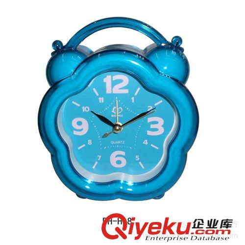新款廠家直銷心形 圓形 方形  雙音帶燈鬧鐘原始圖片3