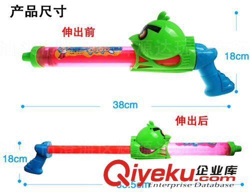 廠家批發(fā)夏日戲水玩具 憤怒的小鳥水槍抽水式水槍 沙灘玩具DL368原始圖片2