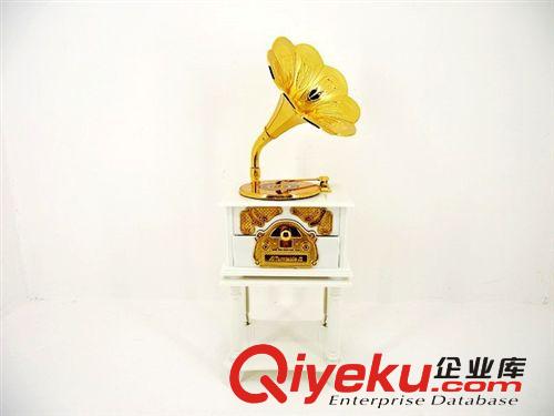 帶底座上海灘復(fù)古留聲機(jī)音樂盒 八音盒 創(chuàng)意禮品贈(zèng)品 精品 批發(fā)原始圖片2