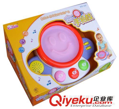 歡樂手拍鼓 拍拍鼓 帶音樂能發光 培養樂感節奏感 嬰兒/兒童教具原始圖片3