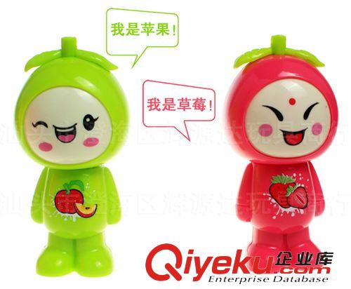 卡通水果風扇 便攜創(chuàng)意掌上小風扇 學生迷你風扇電池靜音60g原始圖片2