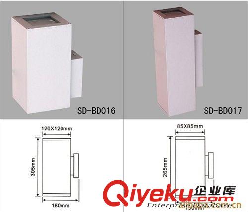 廠家直銷LED方形戶外壁燈 大功率led亮化照明產(chǎn)品 可定制