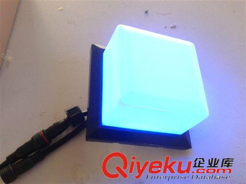 廠家直銷100mm方盒點光源  塑膠底座點光源 單色led亮化產品