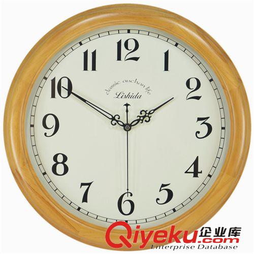歐式實木復古靜音掛鐘 gd中式客廳田園掛表 臥室仿古時尚時英鐘原始圖片3