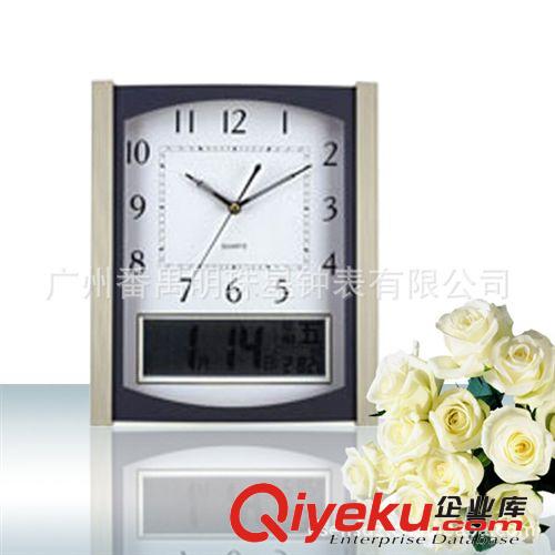 節(jié)日促銷禮品LCD溫濕度日歷掛鐘PW067原始圖片3