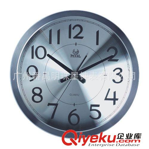 圓形金屬石英掛鐘PW213金銀二色可選原始圖片3