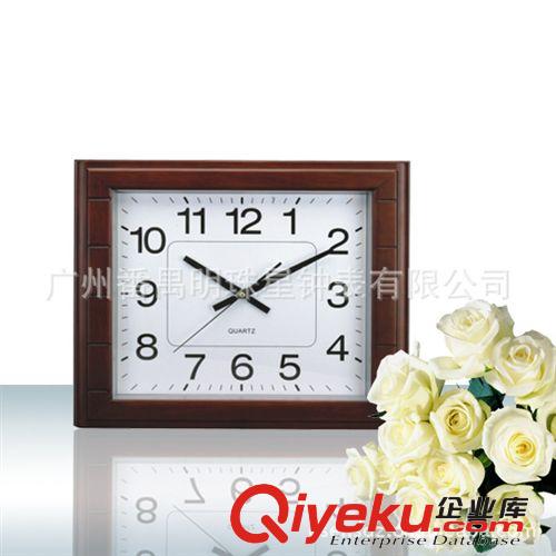 實(shí)木靜音掛鐘 藝術(shù)時尚鐘表 gd禮品鐘 超大掛墻鐘PW999原始圖片2