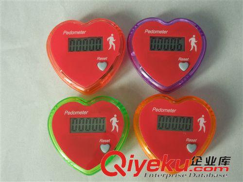 （低價促銷）心形健身計步器，單功能計步器，跑步計數(shù)器原始圖片3