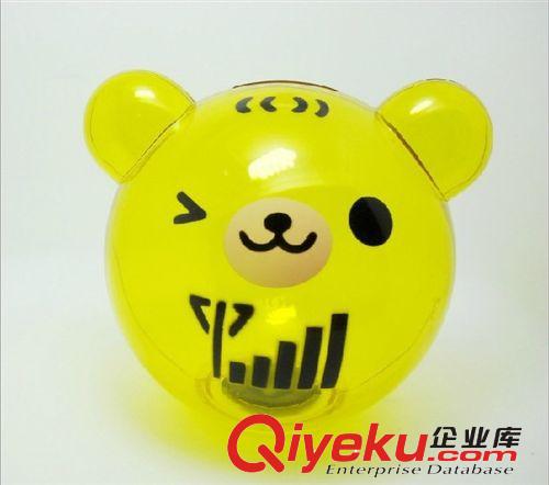 小號可愛圓頭熊透明儲蓄罐 錢罐 精美擺飾品 生日禮物 廣告禮贈品原始圖片2