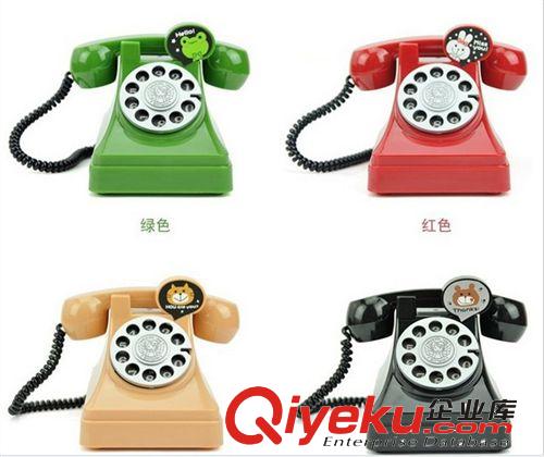 兒童韓版精裝版復古創(chuàng)意卡通電話存錢罐 儲蓄罐禮品批發(fā)多款原始圖片3