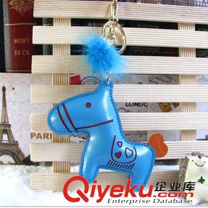 自產自銷馬上有愛 愛心馬尾皮革鑰匙扣多色 Q版愛馬mes仕包包掛件