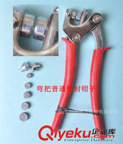 供應(yīng)鉛封各種款式鉛封鉗 鋼絲鉗 直把/彎把鋼絲鉗 大頭刻字鉛封線原始圖片2
