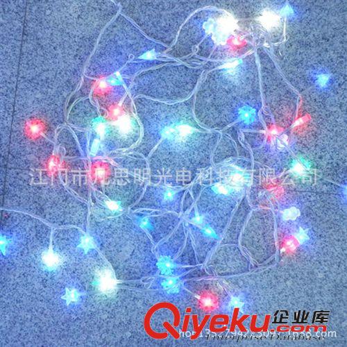 供應(yīng)10米100頭 RGB七彩快閃/慢閃燈串，led七彩燈串