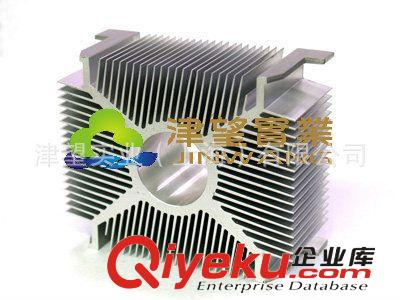 廠商鋁型材外殼加工 專業擠壓鋁型材導軌 6063-T5 LED鋁散熱器原始圖片3