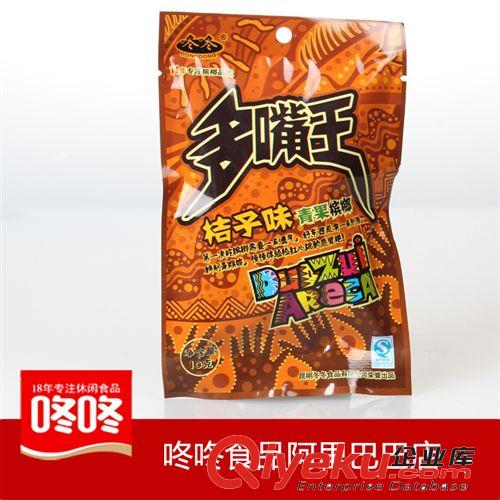 咚咚食品多嘴王10g桔子味青果檳榔