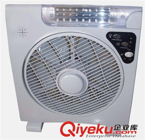 gd14寸DC12V太陽能鴻運扇 轉葉風扇 方形風扇原始圖片3