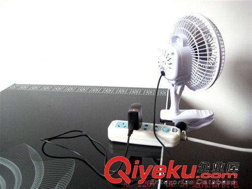 6寸USB臺夾兩用風扇  DC12V太陽能風扇原始圖片2