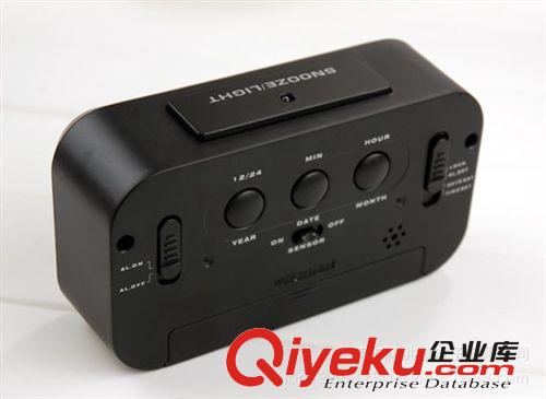 LED鐘靜音鬧鐘 時尚鬧鐘 LED鐘聰明燈 大數字顯示 聰明燈  萬年歷