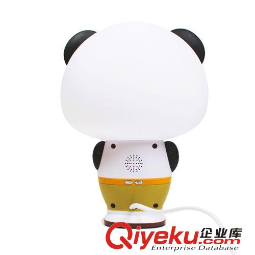 創(chuàng)意功夫熊貓臺燈阿寶語音聲控LED智能感應(yīng)報時小夜燈兒童禮品潮原始圖片3
