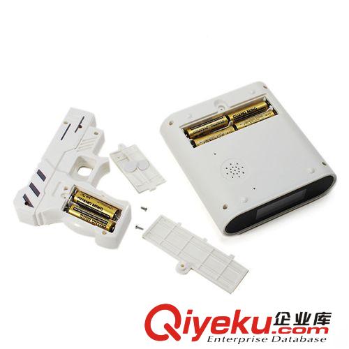 馨園欣創(chuàng)意射擊打靶l(wèi)靜音夜光懶人貪睡電子鬧鐘新奇男女生日禮物原始圖片3