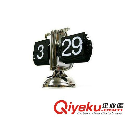歐式單雙腳電子復(fù)古翻頁鐘古典座鐘機(jī)械天秤座鐘創(chuàng)意時(shí)尚鐘潮裝飾原始圖片2