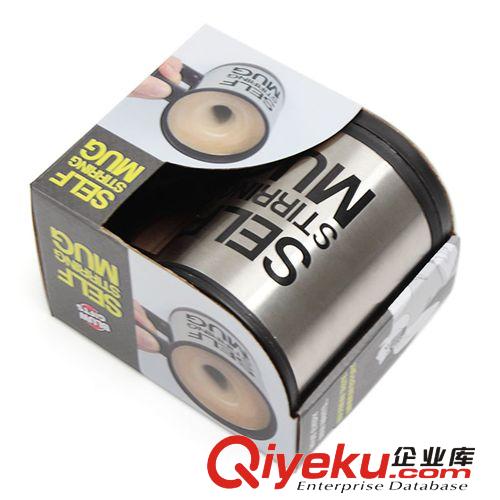 創意自動攪拌咖啡杯帶蓋電動懶人歐式咖啡杯套裝不銹鋼馬克杯zp