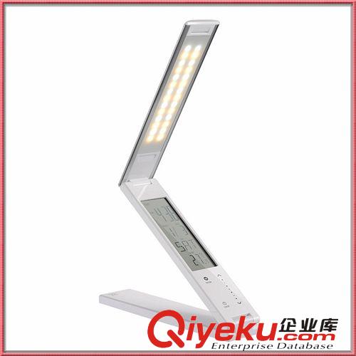 808LED折疊觸摸調(diào)光調(diào)色溫護(hù)眼臺(tái)燈便攜式旅行宿舍學(xué)習(xí)萬年歷臺(tái)燈