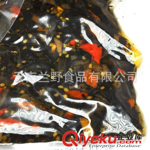 蘭野云南特產(chǎn)野生菌油干巴菌批發(fā)廠家直銷名貴山珍原始圖片3