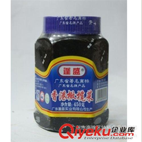廠家直銷  潮汕特產 出口 地道 暢銷zp450g*6香港蓬盛橄欖菜