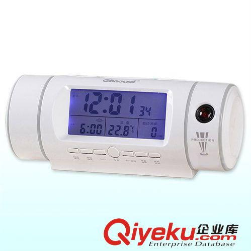 YJL超維CW8347 “快樂起點(diǎn)”鐘控收音機(jī)帶音響年歷聲控投影鬧鐘原始圖片3