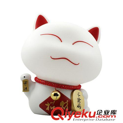 招財貓智能聲控語音對話臺燈 家居擺件裝飾夜燈床頭燈原始圖片2