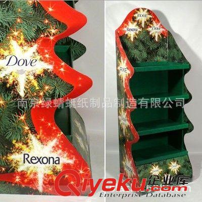 圣誕節(jié)紙展示架  落地物品紙貨架