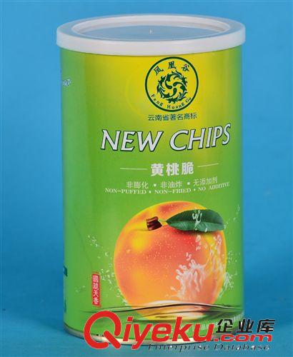 冻干水果脆批发 云南特产凤凰谷食品黄桃脆40克装厂家直销