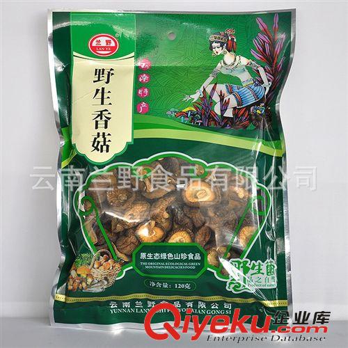 兰野云南名贵山珍干品 野生香菇 120g 野生菌厂家直销量大从优