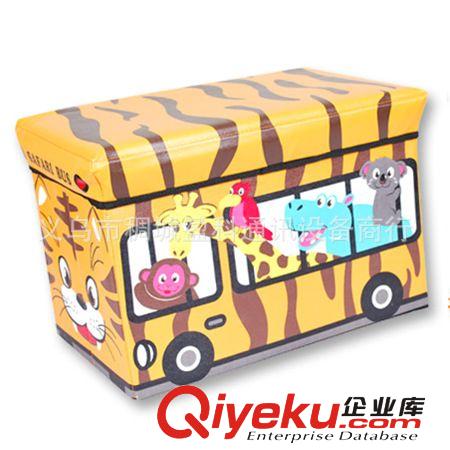 老虎車巴士收納凳 暢銷日韓的新款卡通公車凳 opp包裝
