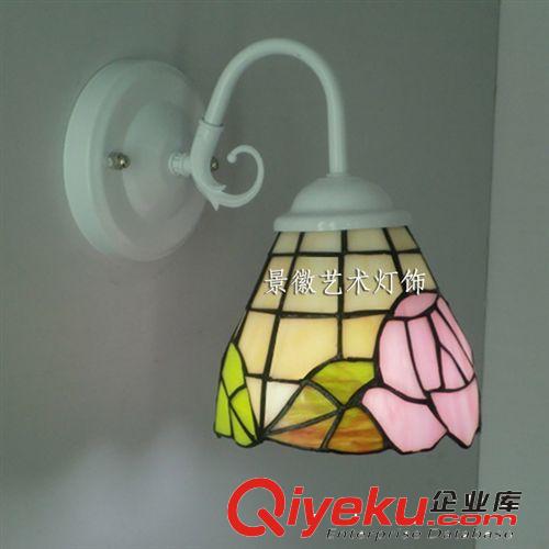 ~價促銷蒂芙尼床頭鏡前壁燈 蒂凡尼燈飾玫瑰花壁燈/彩色玻璃壁燈原始圖片3