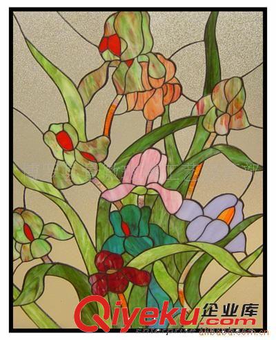 供應彩色玻璃裝飾屏風(圖)，掛飾屏風，壁爐屏風，蒂凡尼燈飾·