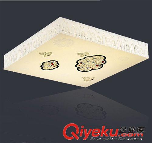 方形LED客廳燈 現(xiàn)代藝術(shù)簡約餐廳臥室水晶吸頂燈燈具創(chuàng)意燈頂燈具原始圖片2